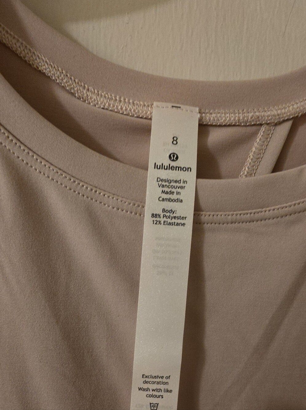 Lululemon Women's All Tied Up Tank in Dusty Pink